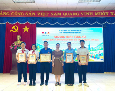 VINH DANH NHỮNG TẬP THỂ, CÁ NHÂN TIÊU BIỂU TRONG CHIẾN DỊCH THANH NIÊN TÌNH NGUYỆN HÈ PHƯỜNG PHÚ LỢI NĂM 2026