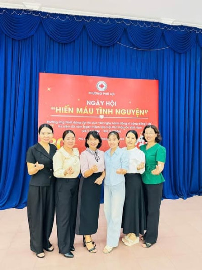 TRƯỜNG THCS PHÚ HOÀ TÍCH CỰC THAM GIA NGÀY HỘI “HIẾN MÁU TÌNH NGUYỆN”