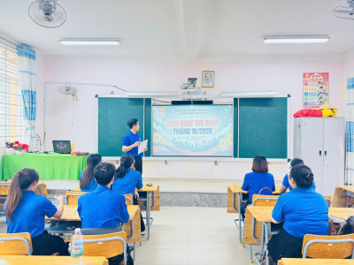 CHI ĐOÀN TRƯỜNG THCS PHÚ HÒA TỔ CHỨC SINH HOẠT CHI ĐOÀN ĐỊNH KỲ VÀ RA QUÂN VỆ SINH, CHĂM SÓC CÂY XANH