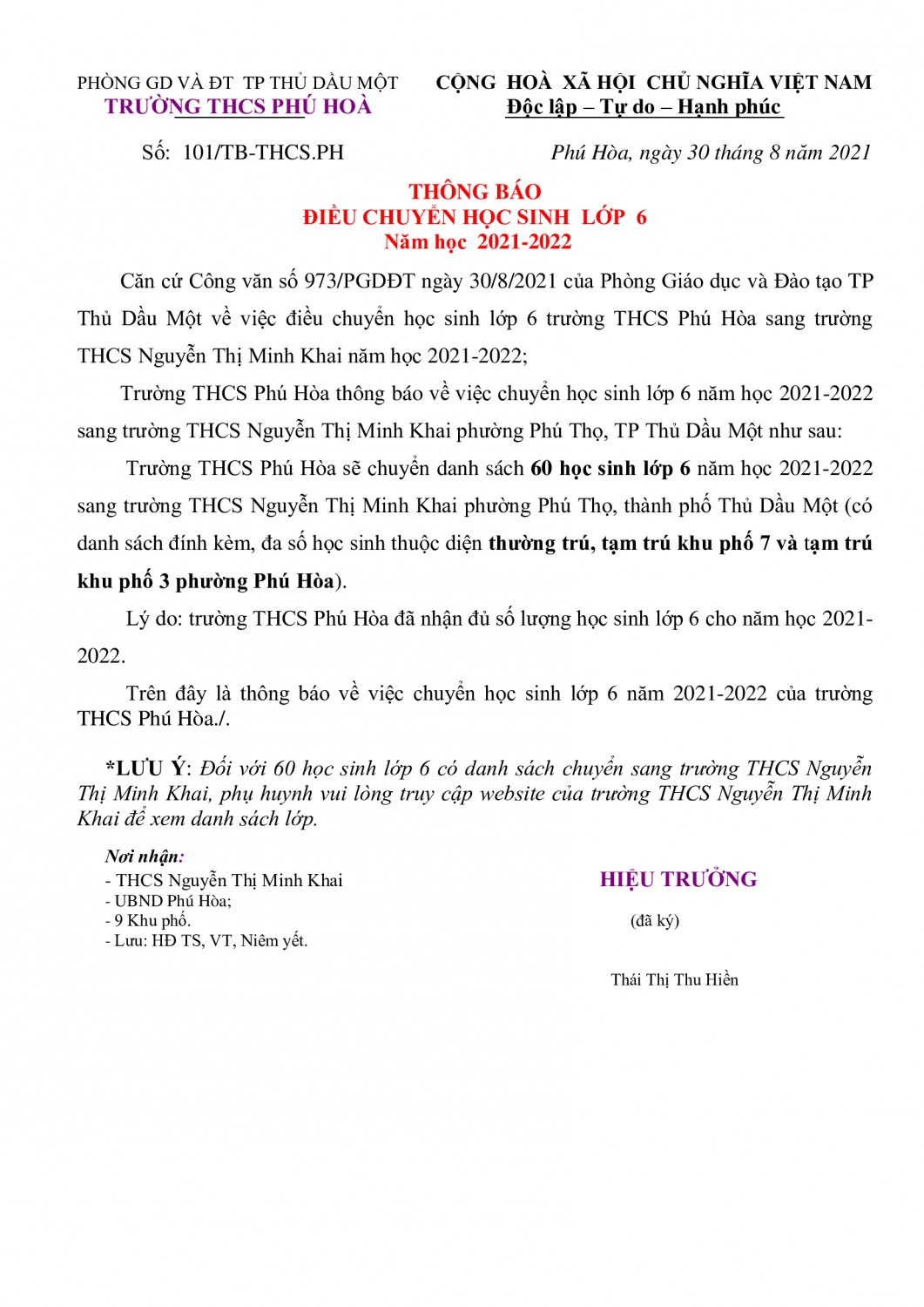FILE 20210830 173008 TB điều chuyển hs THCSPH